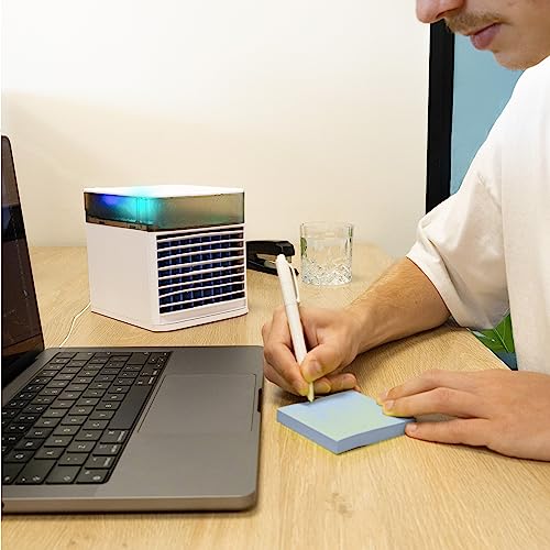 Silvergear® Climatiseur Mobile | Refroidisseur d'Air avec 3 Vitesses + Timer | Rafraîchisseur d'Air avec Brumisation et USB | Economisez de l'Énergie et Rafraîchissez la Maison | Sans Tube Extérieur – Image 6
