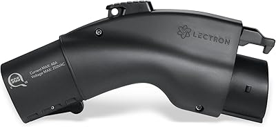 Lectron [Only for J1772 EVs] Tesla to J1772 Charging Adapter, Max 48 Amp & 250V - Compatible with Tesla High Powered Conne...