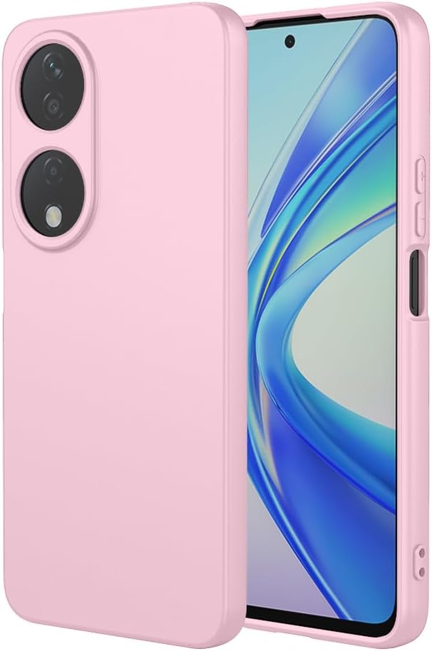 Liquid Silicone Case Compatible with Honor X7b, Gel Rubber Full Body Protection Shockproof Cover Case Drop Protection Cases for Honor X7b (A)