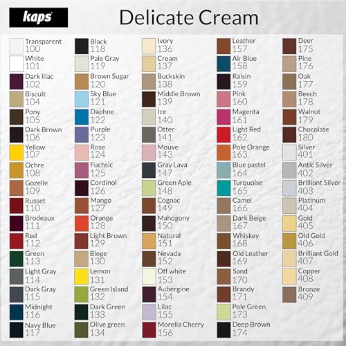 Image of Shoe Care Cream, Intensive Leather Care and Nourishing, Kaps Delicate, 70 Colors