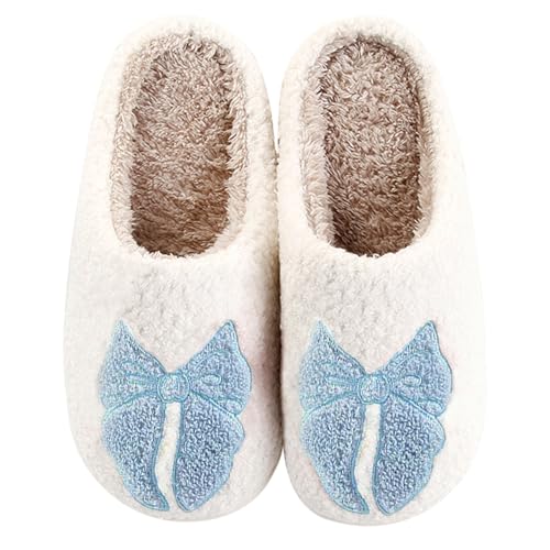 Image of Halloween Pumpkin Slippers for Womens Mens Cute Cartoon Slippers Plush Warm Memory Foam Shoes