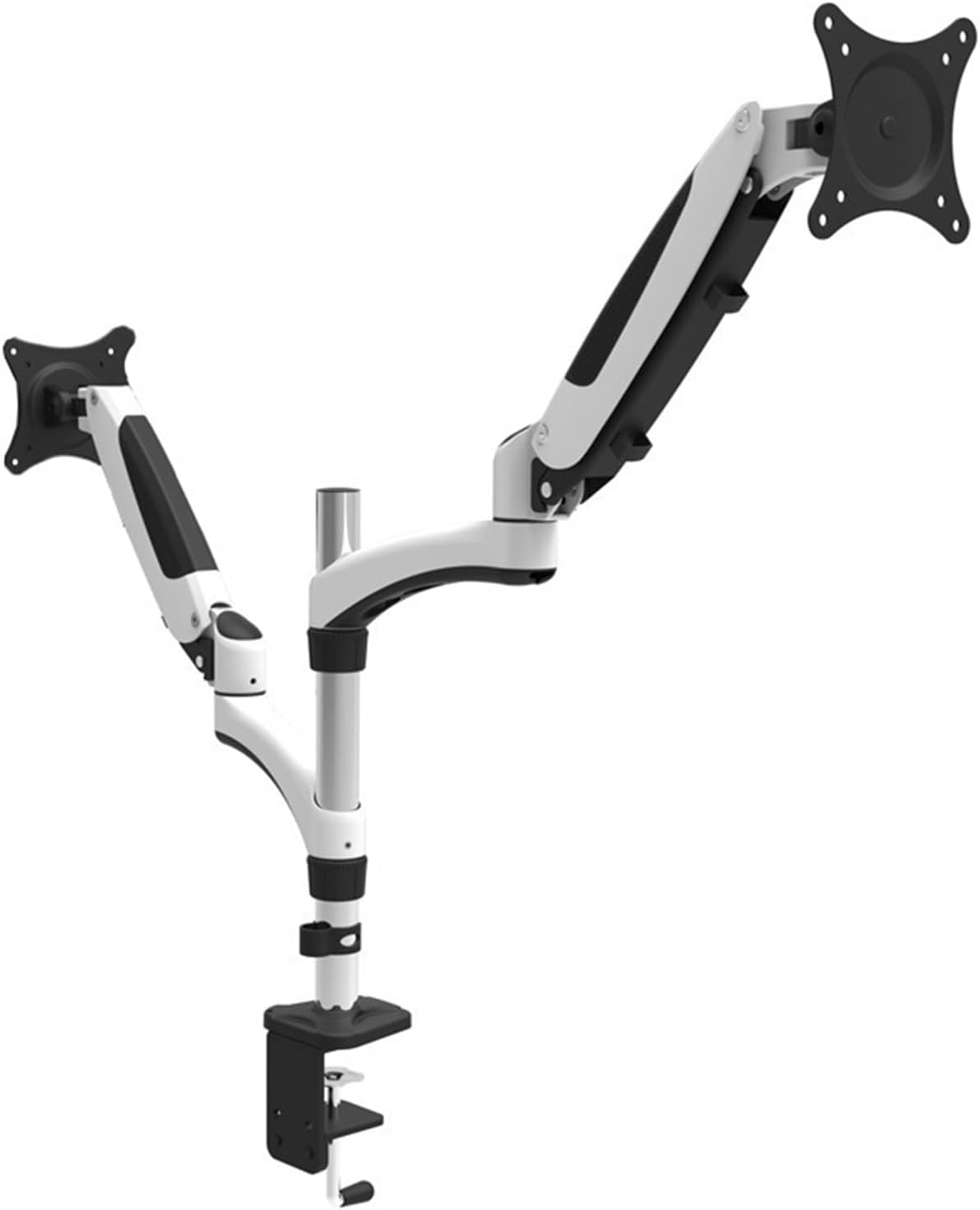 Bracket Dual-Screen Monitor Bracket GM124U up and Down, Left and Right Screen air Spring Lifting and Rotating 27 inches