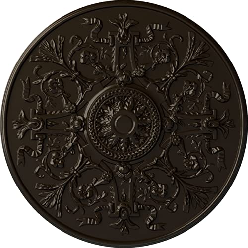 Ekena Millwork CM33VESHF Versailles Ceiling Medallion, Stone Hearth