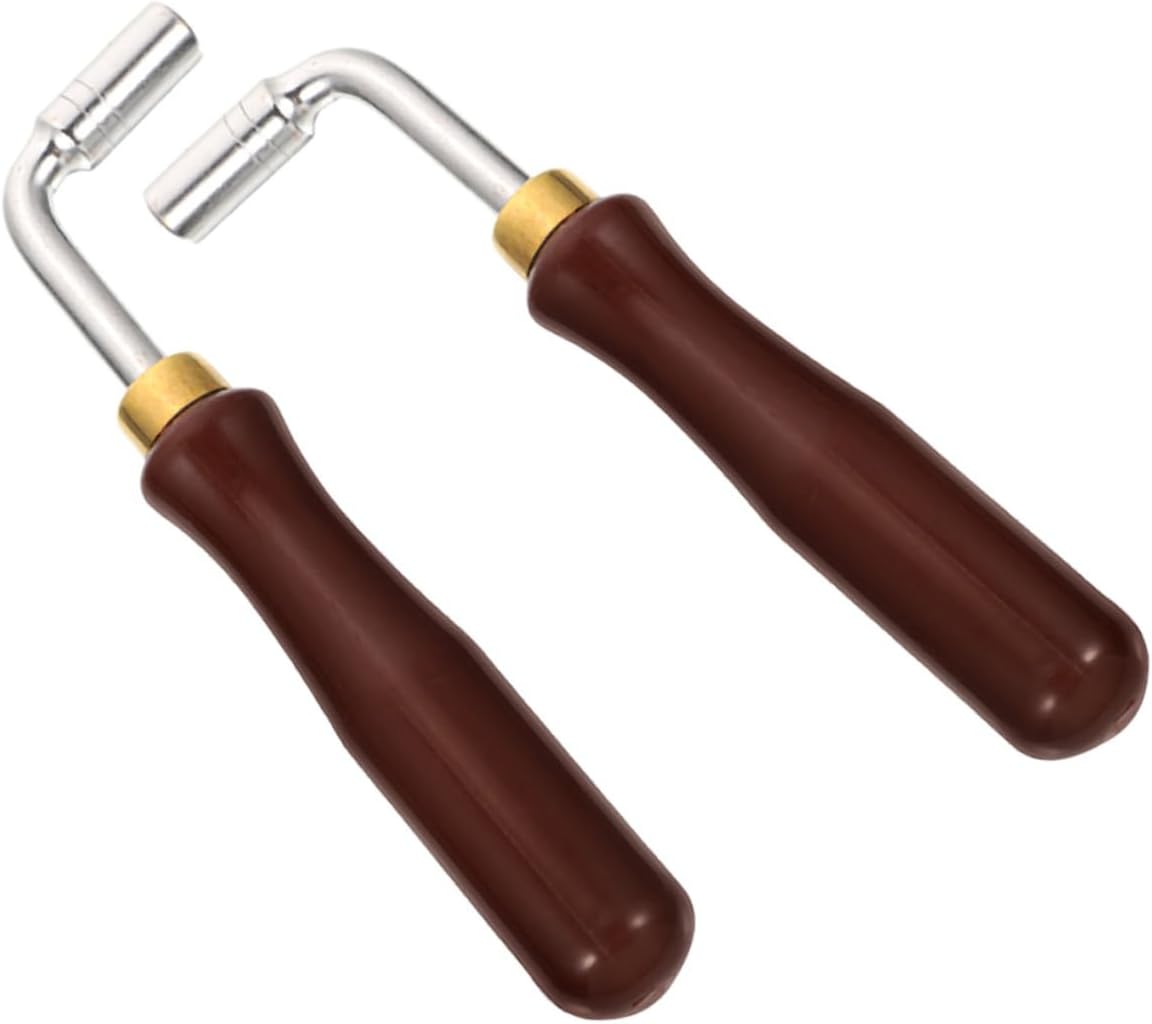 2pcs Piano Tuning Kit Professional Tuning Wrench for Chinese Yangqin Tuners for Strings Piano Tuner Spanner Accessories