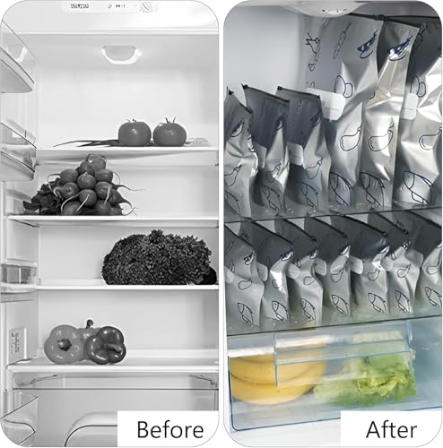 Image of LISHER Reusable Aluminum Foil Sealable Storage Bags Label and Zip Lock,Food Storage Vegetable Fruit Meat Biryani Food Kitchen Food Storage & Freezing, Stand-Up Bottom Silver Foil Pouches 10pcs