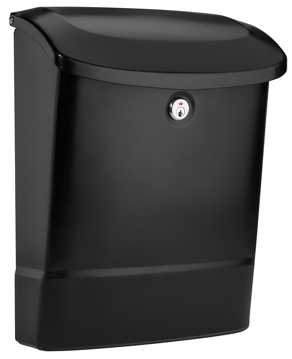 Architectural Mailboxes Black 2576B-10 Wall Mount Mailbox, M