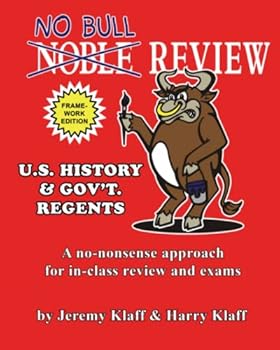 Paperback No Bull Review - US History and Government Regents: Framework Edition Book