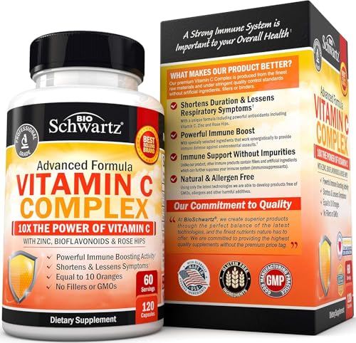Bioschwartz BIO-ZINC-GS-1 Vitamin C Complex Supplement - Vitamin C 1000Mg Capsules thumb #6