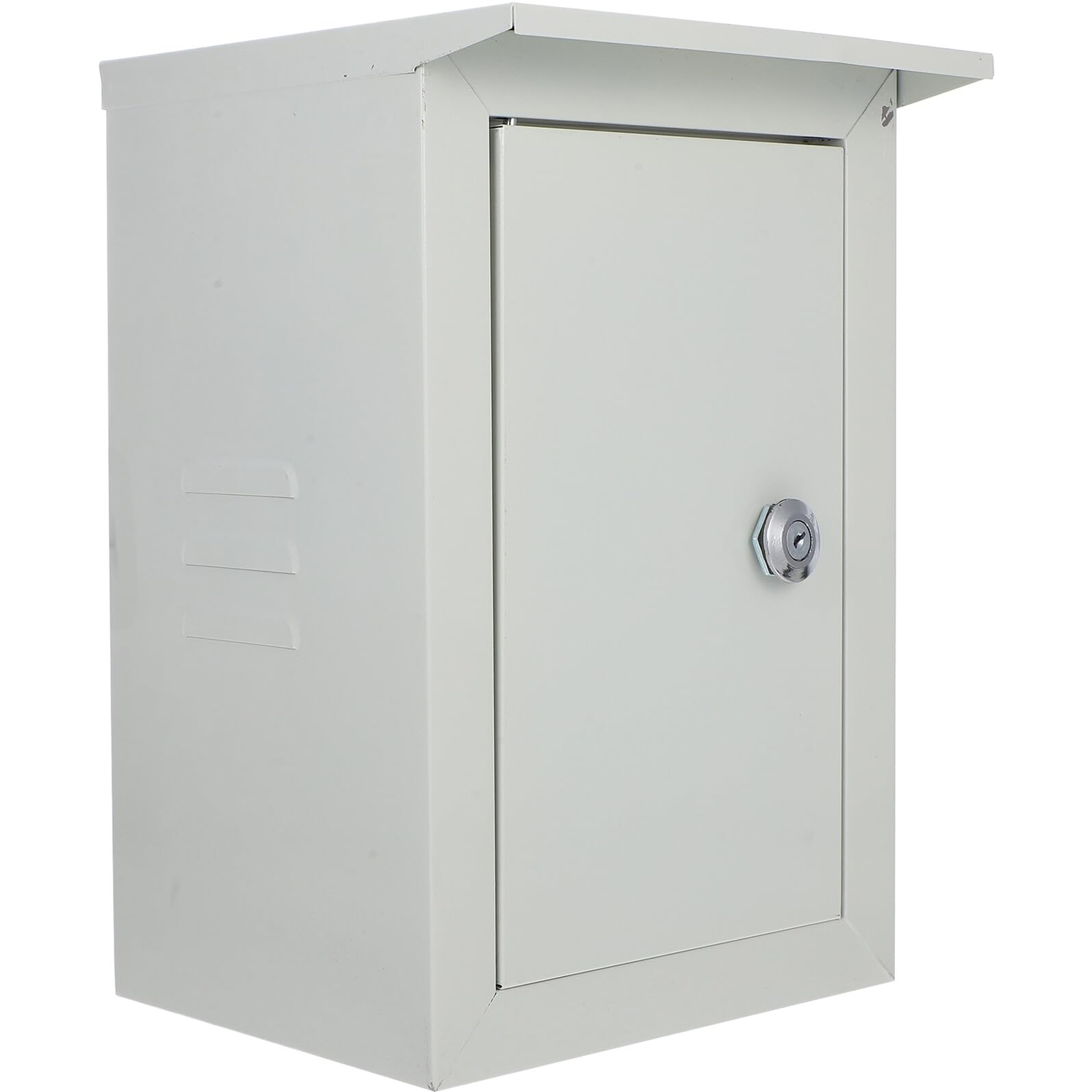 Cassetta Elettrica da Esterno in Alluminio Beige, Montaggio a Parete | Grande Capienza Interna, Installazione a Vista, Pulizia Semplice, Protezione Dai Cortocircuiti dei Cavi