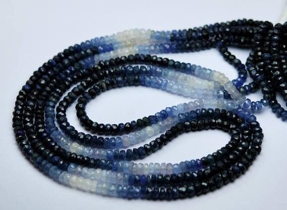 Saphir bleu perles rondelles 4mm LKBEADS pour créer un cadeau d'anniversaire mémorable