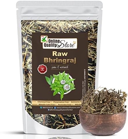 Online Quality Store raw bringaraj/bringraj dry leaves/Bhringraj Leaves/Bhangra - Eclipta Alba/False Daisy/Keshraj-200g