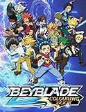  Beyblade Colouring Book: Amazing Coloring Book With Super Excited Images For Kids Ages 4-8
