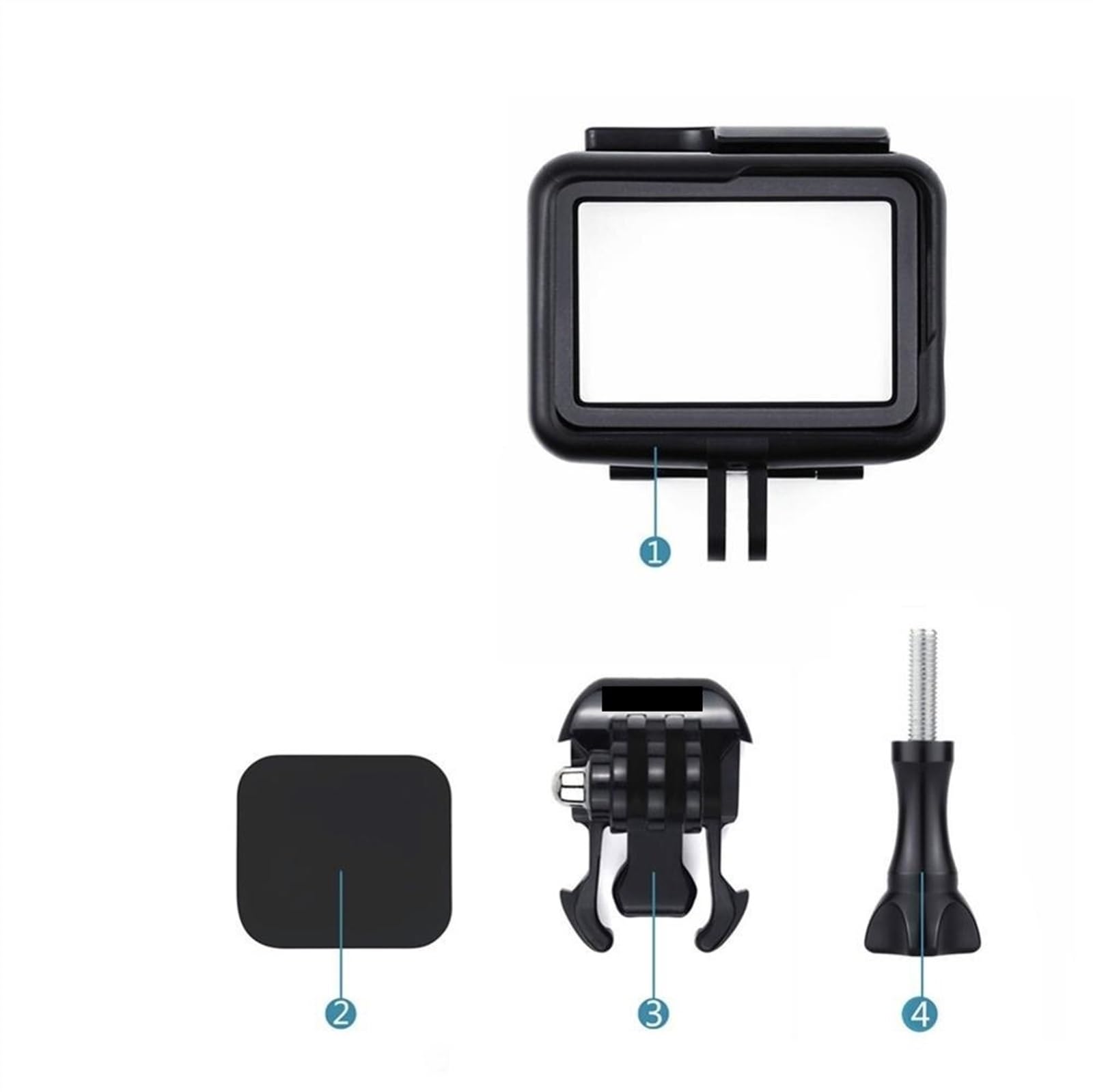 WindSlayer Custodia Antivento GoPro Hero 7/6/5 - Schiuma + Pellicola Protettiva Vetro, Impermeabile