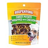 Beefeaters Sweet Potato Wrap with Chicken 28oz – Dog Treat. No Corn, Wheat, Soy or Gluten, Low Fat, Whole Muscle Jerky, Ideal for Training & Snacks