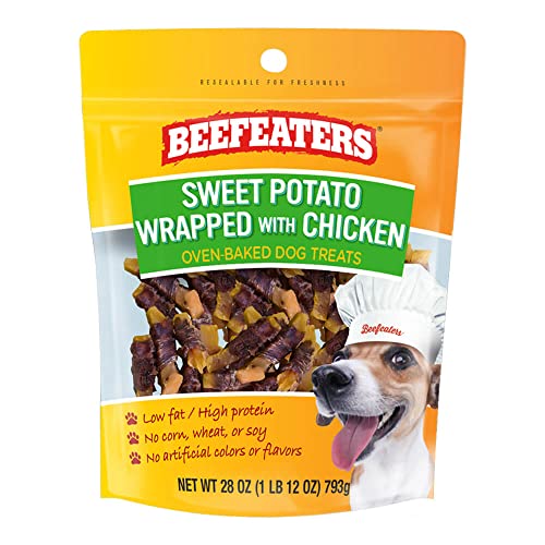 Beefeaters Canine Treats – Candy Potato Wrapped with Hen 28oz | Canine Meals No Corn/Wheat/Soy/Gluten | Low Fats, Grain-Free, Good for Coaching & Rewards | Canine Coaching Treats for All Canine Sizes Beefeaters Canine Treats – Candy Potato Wrapped with Hen 28oz | Canine Meals No Corn/Wheat/Soy/Gluten | Low Fats, Grain-Free, Good for Coaching & Rewards | Canine Coaching Treats for All Canine Sizes
