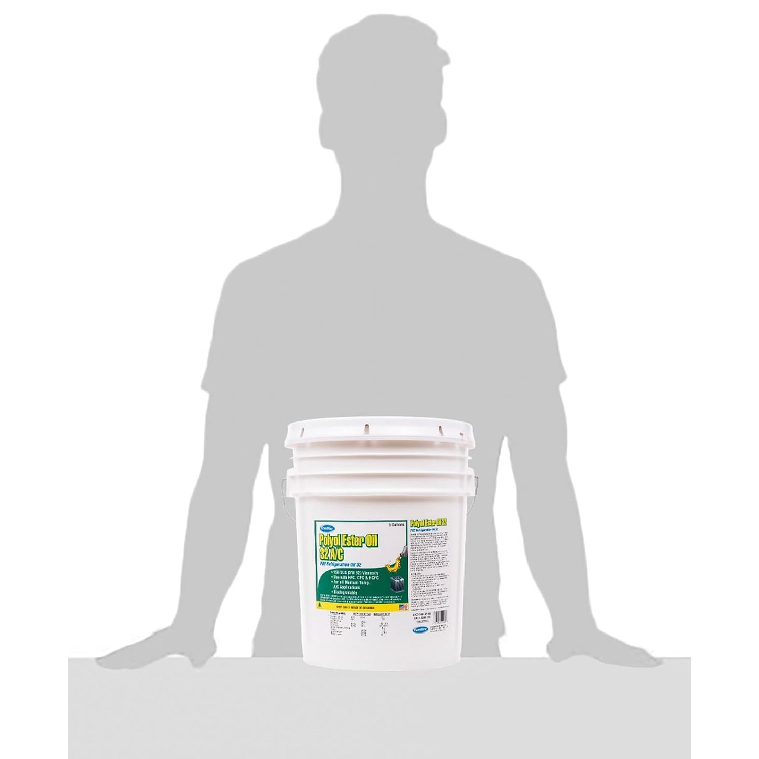 Polyol Ester Oil 32/150 SUS (POE), 5 Gallon, High-Performance Refrigeration Oil for HFC & HCFC, Reduced Energy Consumption, Exceptional Thermal Stability (45-008)