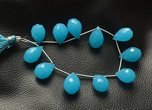 Chalcédoine bleu ciel en gouttes pour créer vos bijoux d'été et accessoires bohèmes chic