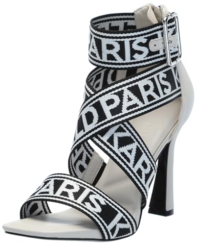 Karl Lagerfeld Paris Women's Careliz Everyday Strappy Sandal Heel...