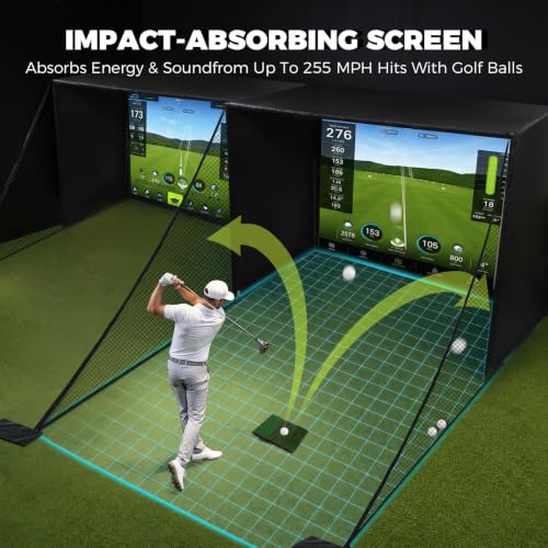 10x8ft Golf Simulator Enclosure Kit