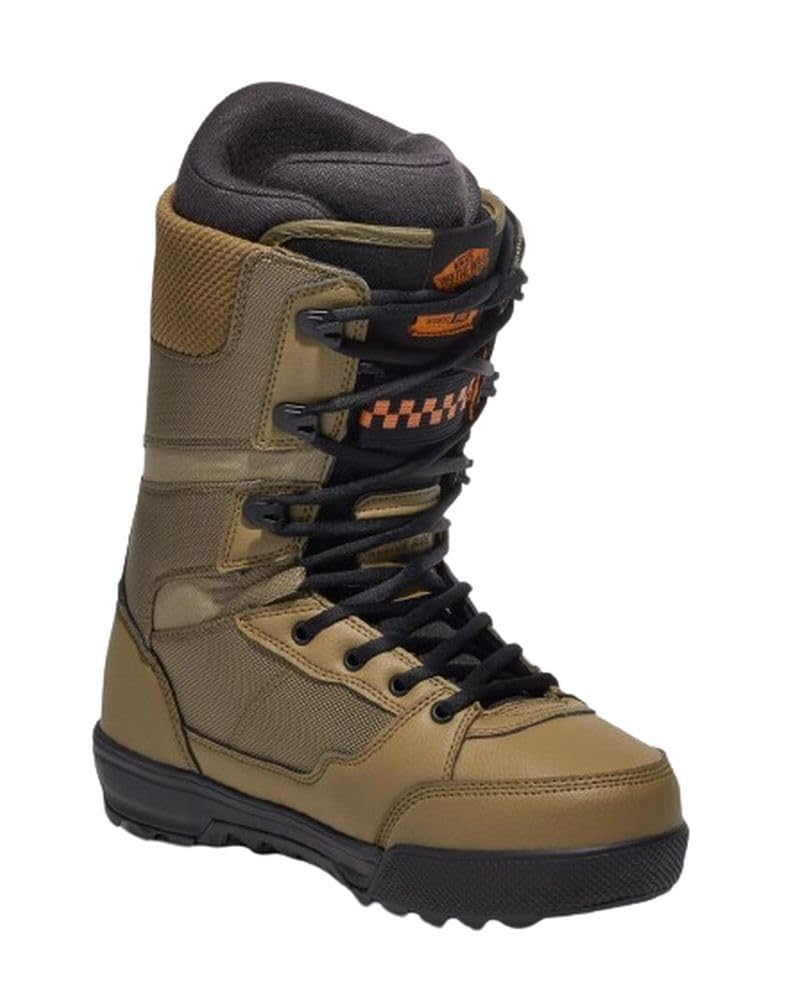 Vans Botas masculinas Invado Pro Snowboard - Preto/Oliva | 13