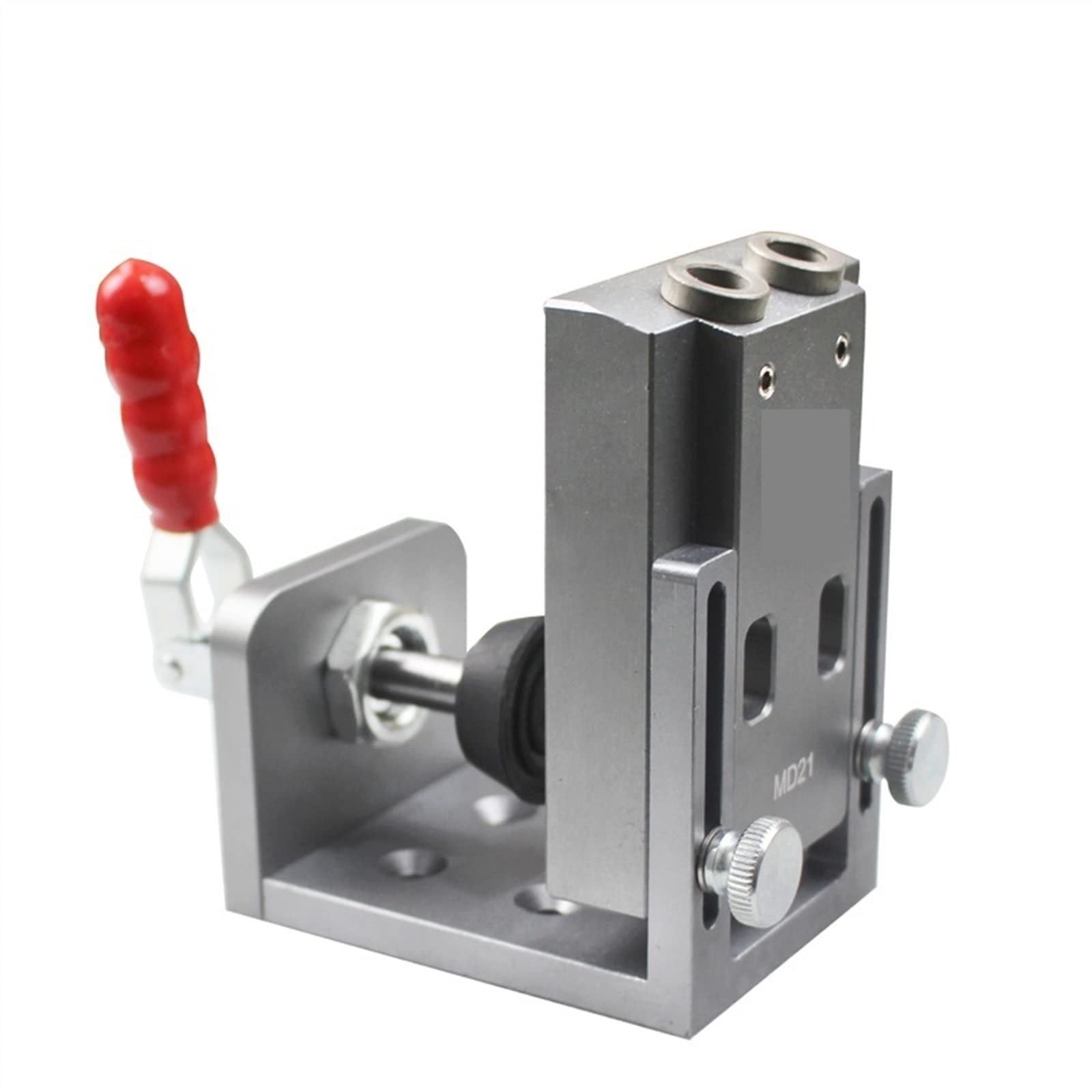 Micrómetro Digital, de kit plantilla orificio bolsillo sujeción rápida con juego brocas 9 mm Kit herramientas carpintería carpintero(Quick clamping)
