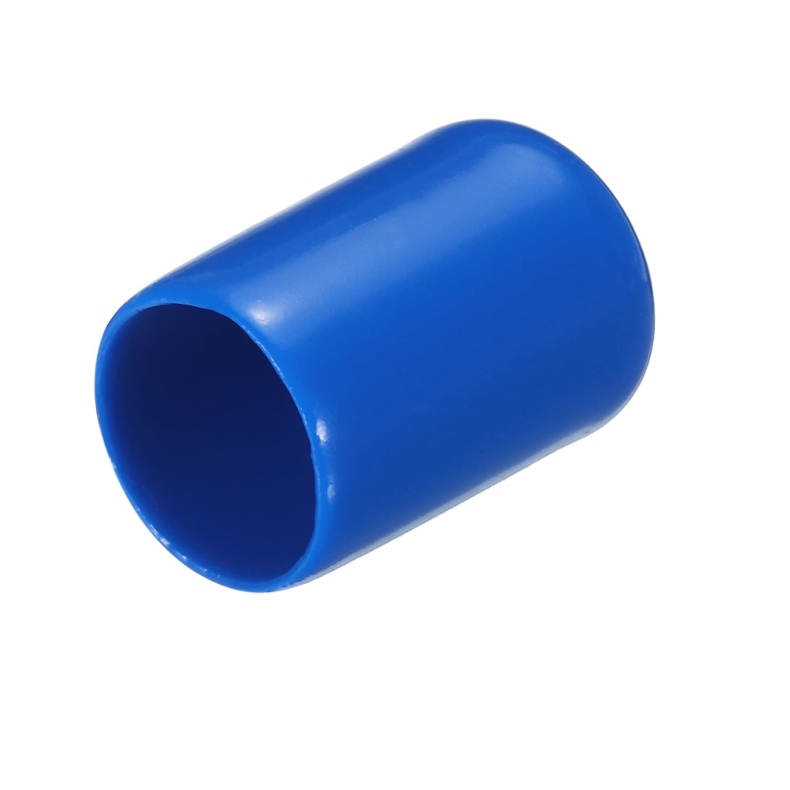 uxcell 20pcs Rubber End Caps 13mm ID Vinyl PVC Round Tube Bolt Cap Cover Screw Thread Protectors Blue