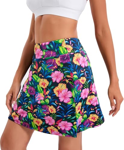 Image of Oyamiki Women's Active Athletic Skort Lightweight Tennis Skirt Perfect for Running Training Sports Golf