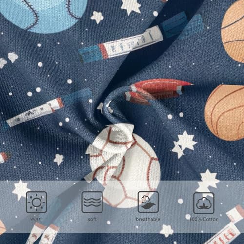 Sports Soccer Boys' Soft Cotton Briefs Children Undies Toddler Baby Kids Underwear 2T-8Y3