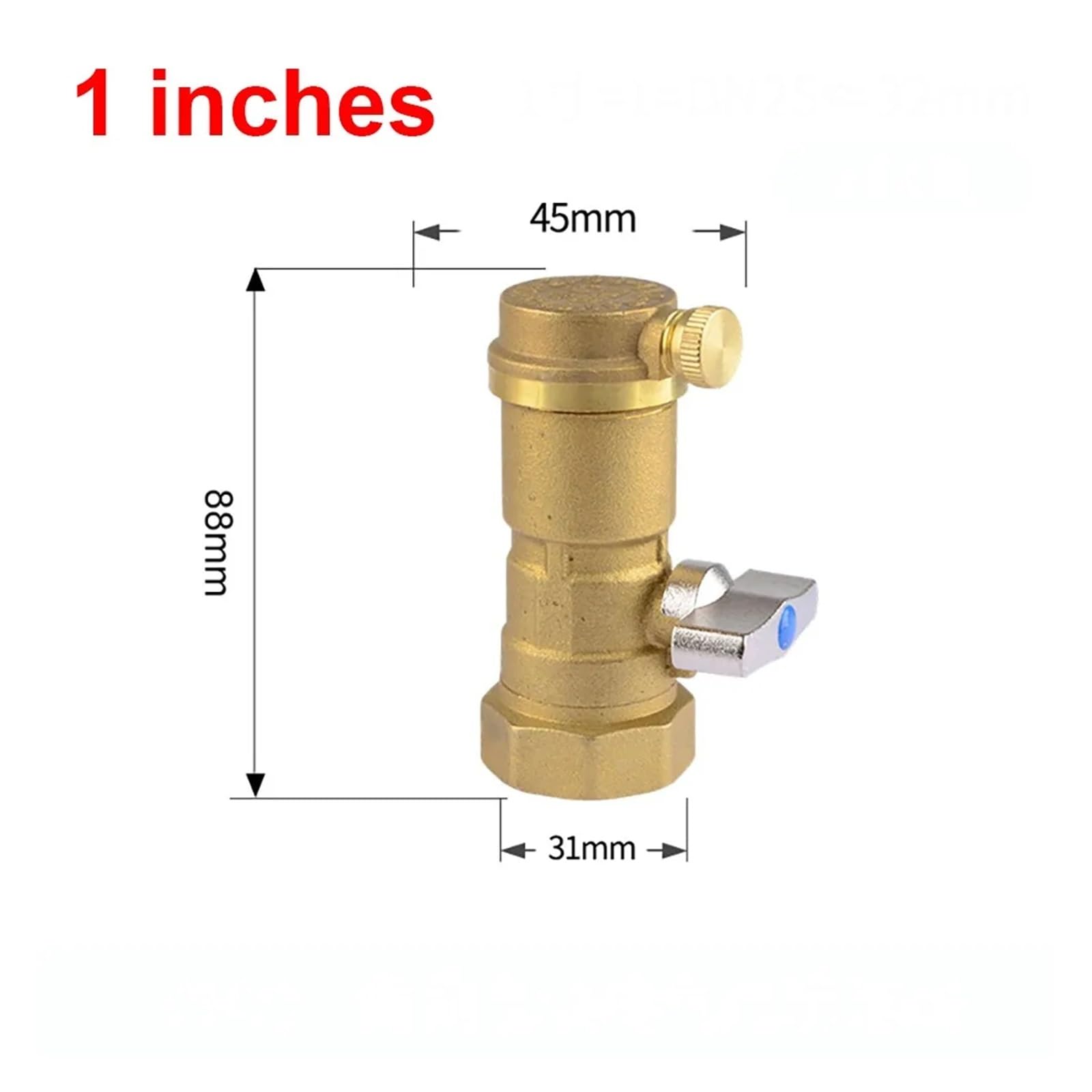 1/2'' 3/4'' 1' 'inch Innengewinde Automatisches Druckventil Automatisches Entlüftungsventil(3l4 inch)