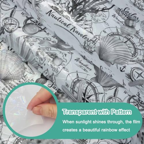 Película decorativa para ventana Rainbow Cling 17.7 x 78.7 pulg miniatura 7