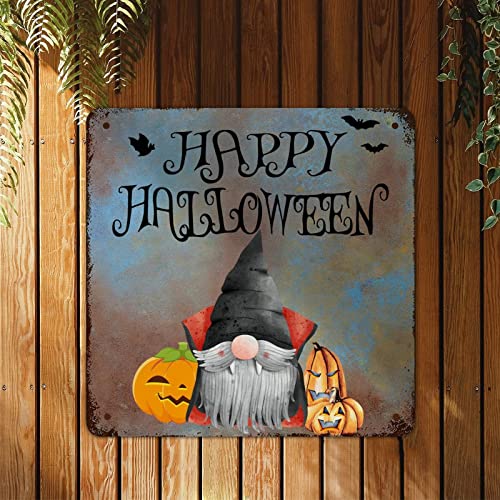 Panneau Halloween métal vintage décor rustique de salon