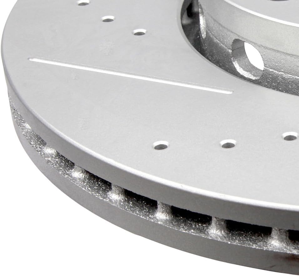 ECCPP 34055 2pcs Front Vented Disc Brake Rotors Fit For Audi For 100 1992-1994,For Audi For 100 Quattro 1992-1994,For Audi For A4 1996-2004,For Audi For A4 Quattro 1996-2004