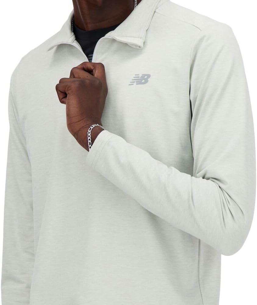 New Balance Mens Space Dye 1/4 Zip - Image 3