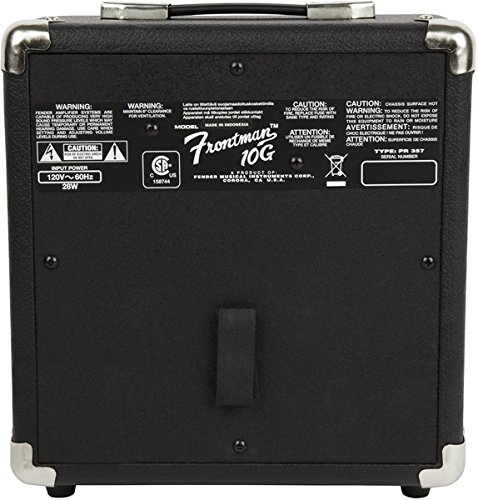 Fender Frontman 10G Guitar Combo Amplifier - Black Bundle With Instrument Cable And Picks #TOP2