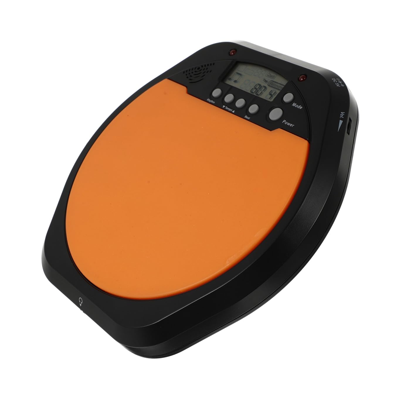 Tamburo Muto Digitale 8 Pollici per Esercizi di Ritmo Batteria, Pad Elettronico Percussione per Principianti, Accessorio Musicale Pratico e Sicuro per Allenamento a Basso Volume