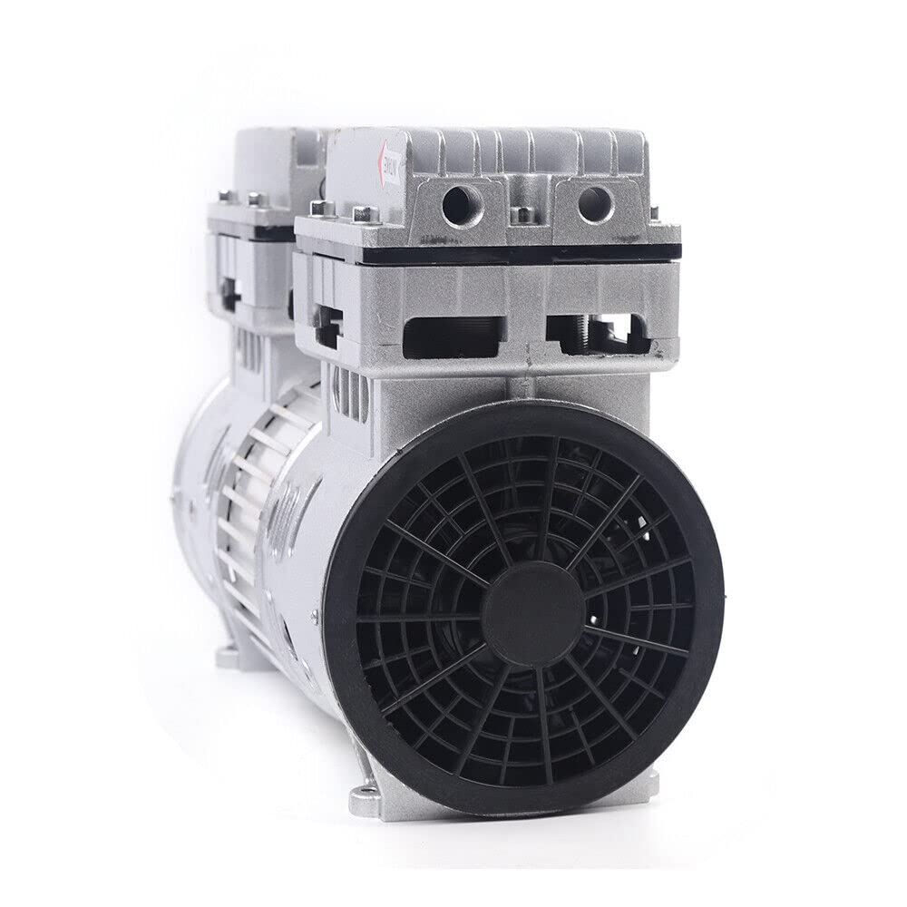 Compresor de aire sin aceite de 750 W, compresor de aire comprimido silencioso con motor de cobre para compresores médicos, compresores de aire acondicionado, compresores de inflado de neumáticos, 145