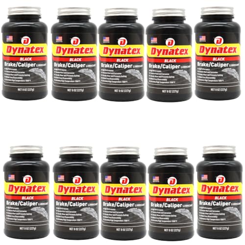 Image of Dynatex Brake & Caliper Lubricant 8 oz Tub - High-Temp Bentone Grease, Graphite Fortified, Anti-Seize & EP Protection, Rust & Corrosion Resistant (10-Pack)