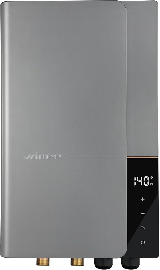 27kW 240V Tankless Water Heater Electric Whole House, Up to