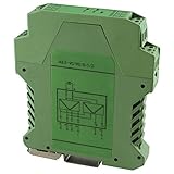 ASI ASI451124 Single Channel Dual Output Analog Signal Isolator Transmitter Splitter, 3-Way Isolation, DIN Rail Mount, Single 4-20 mA Input, Dual 4-20 mA Output