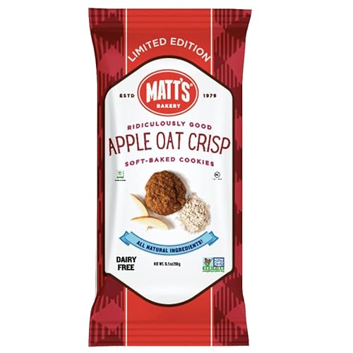 Miniatura 15 de Matt's Bakery Galletas con chispas de chocolate | Horneadas suaves, sin OMG, ingredientes totalmente naturales; paquete individual de galletas (10.5