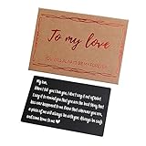 Engraved Wallet Insert Card, Personalized Message Card, Metal Wallet Card Anniversary Gift for Men,...