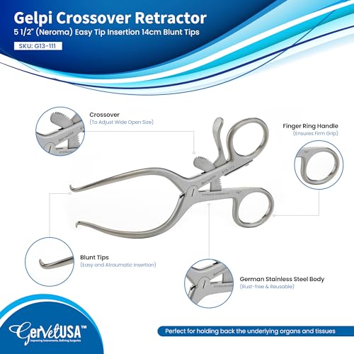 Gelpi Crossover Retractor 5 1/2