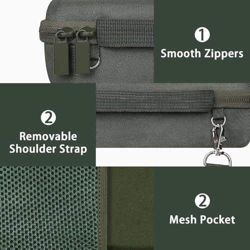 Image of co2CREA Hard Travel Case for Bose SoundLink Flex 2 /1 Speaker, Cypress Green