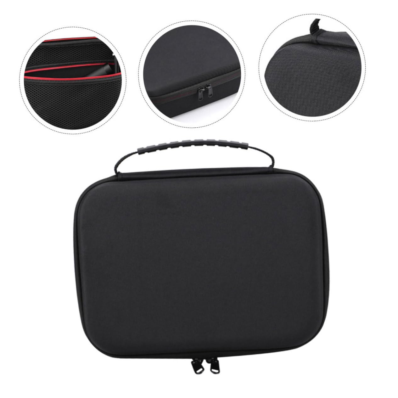 Veemoon Organizador De Electrónica Portátil con Asa Estuche Rígido para Cables Cargadores y Accesorios De Viaje Protección Antigolpes para Datos y Dispositivos Digitales