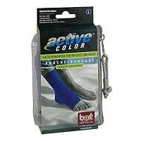 TUTORE ORTOPEDICO PER IL POLSO SINISTRO IN NEOPRENE COLORE BLU TAGLIA MEDIUM