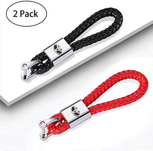 Mycaron Leather Car Keychain as Auto Accessories Key Chains & Keyrings for Men and Women