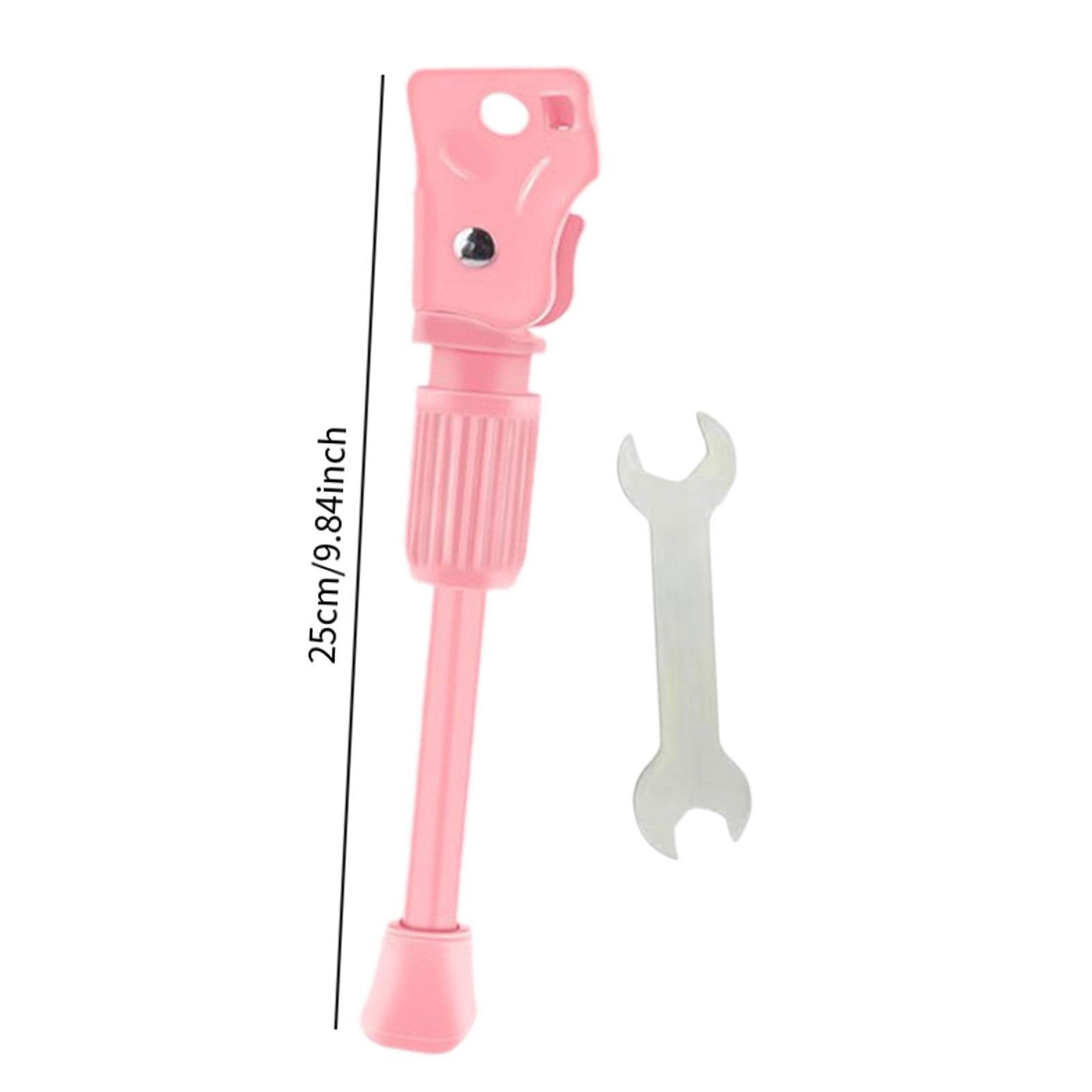 Vaveren Kids Bike Kickstand, Bicycle Leg Kick Stand, Foot Brace Support, Iron Single Side Kickstand for BMX Road Bikes, for 18inch Wheels