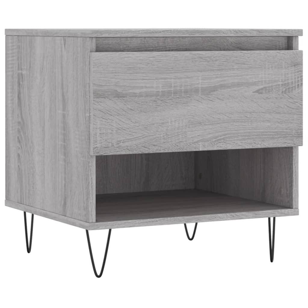 Set di 2 tavolini da caffè grigio Sonoma, 50 x 46 x 50 cm, in legno
