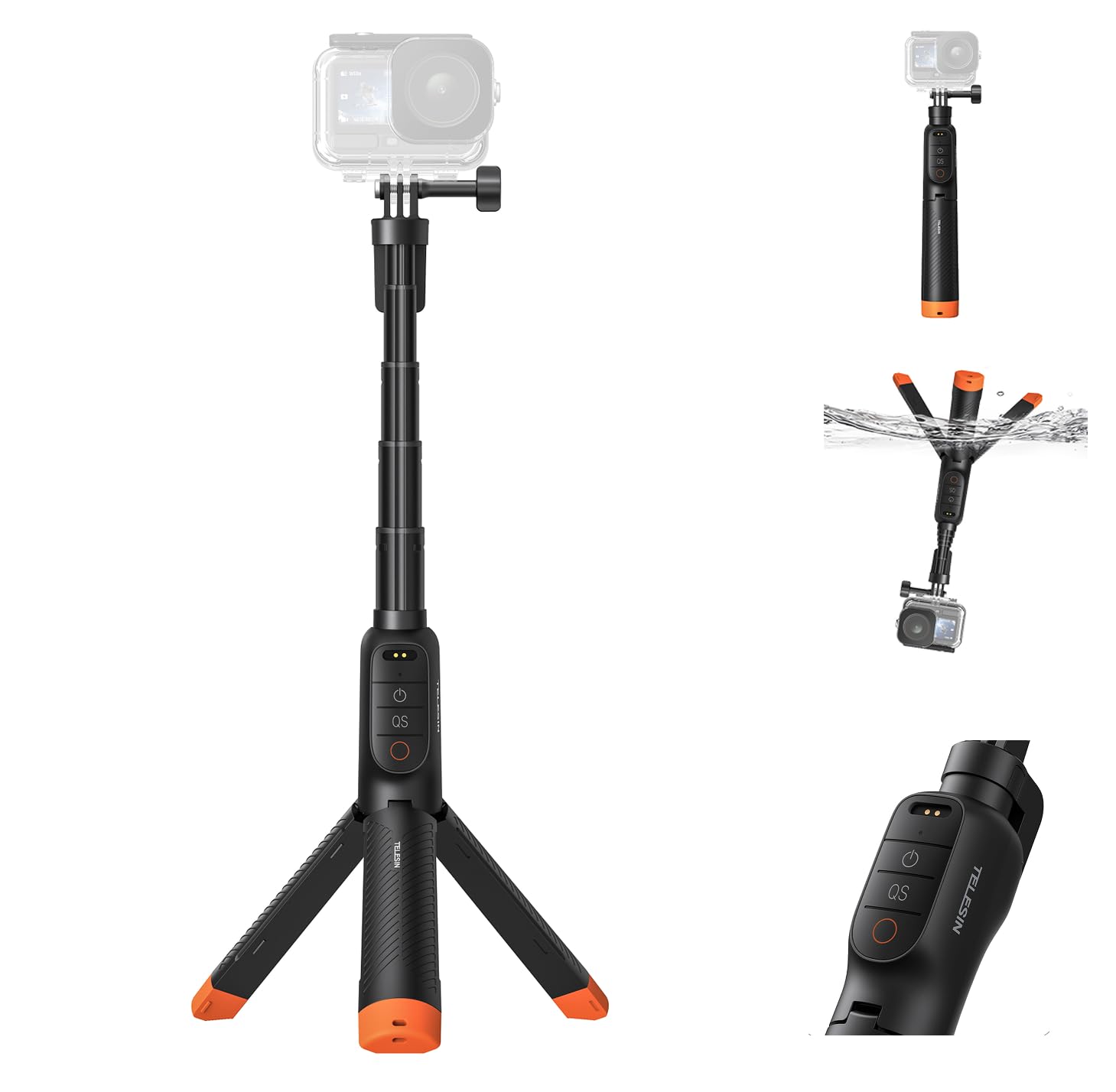 プロモ　te73 Amazon.com : TELESIN Floating Remote Stick for DJI Osmo Action 6/5