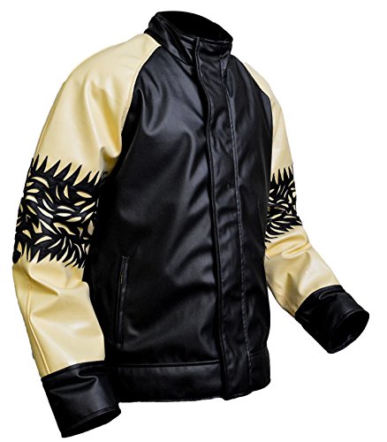 The Jasperz Kung Fury Jacket David Hasselholf Cobra Leather Jacket, XXS-3XL3